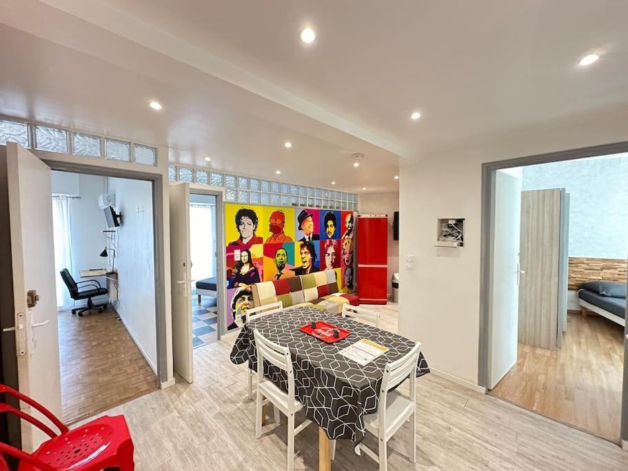 Appartement Avec 4 Chambres Doubles - Proche De La Mer, Des Transports Et De La Promenade Des Anglais Nizza Esterno foto