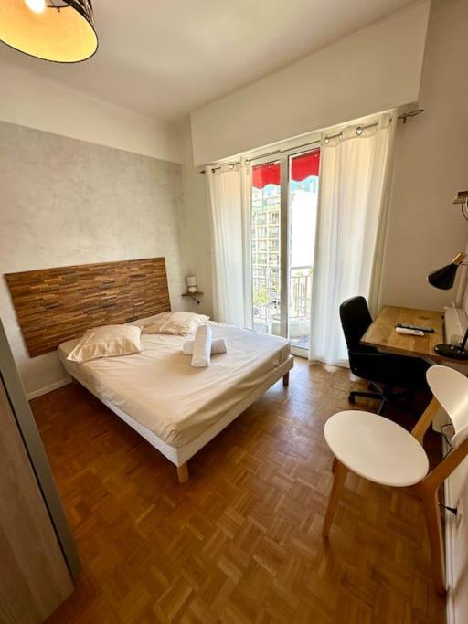 Appartement Avec 4 Chambres Doubles - Proche De La Mer, Des Transports Et De La Promenade Des Anglais Nizza Esterno foto