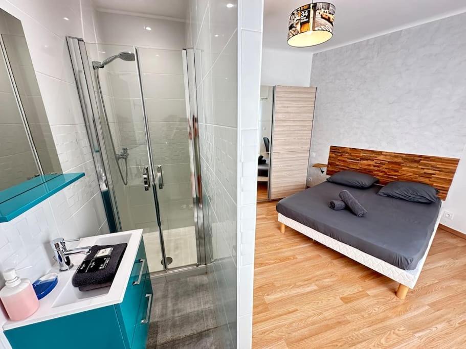 Appartement Avec 4 Chambres Doubles - Proche De La Mer, Des Transports Et De La Promenade Des Anglais Nizza Esterno foto
