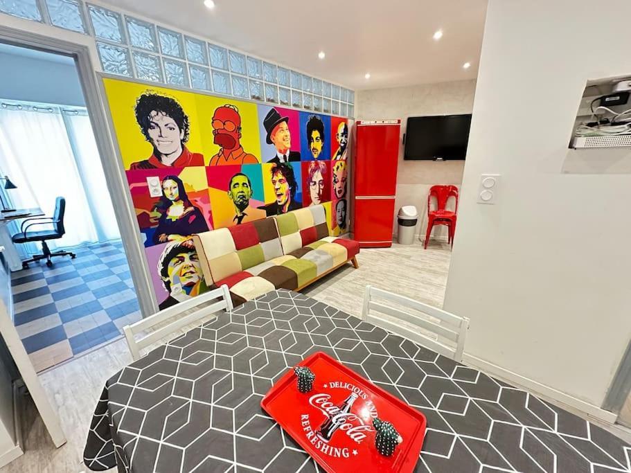 Appartement Avec 4 Chambres Doubles - Proche De La Mer, Des Transports Et De La Promenade Des Anglais Nizza Esterno foto